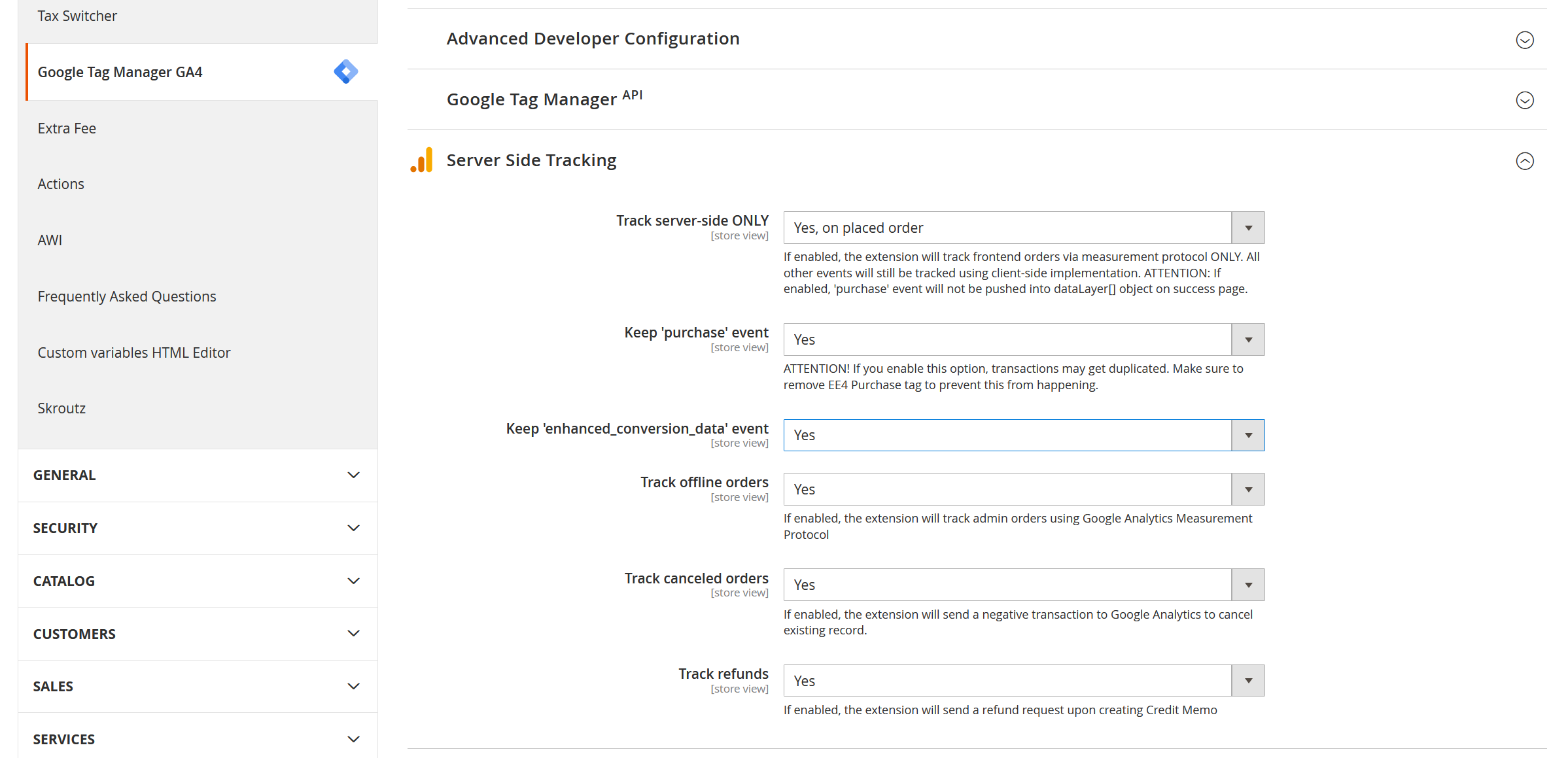 Magento 2 Google Analytics 4 (GA4) GTM Extension