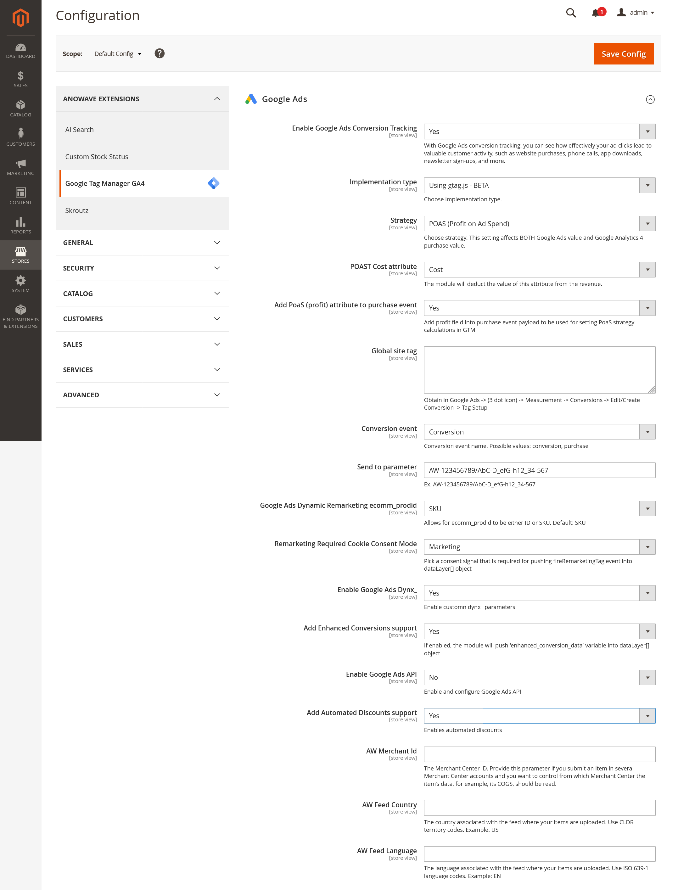 Magento 2 Google Analytics 4 (GA4) GTM Extension