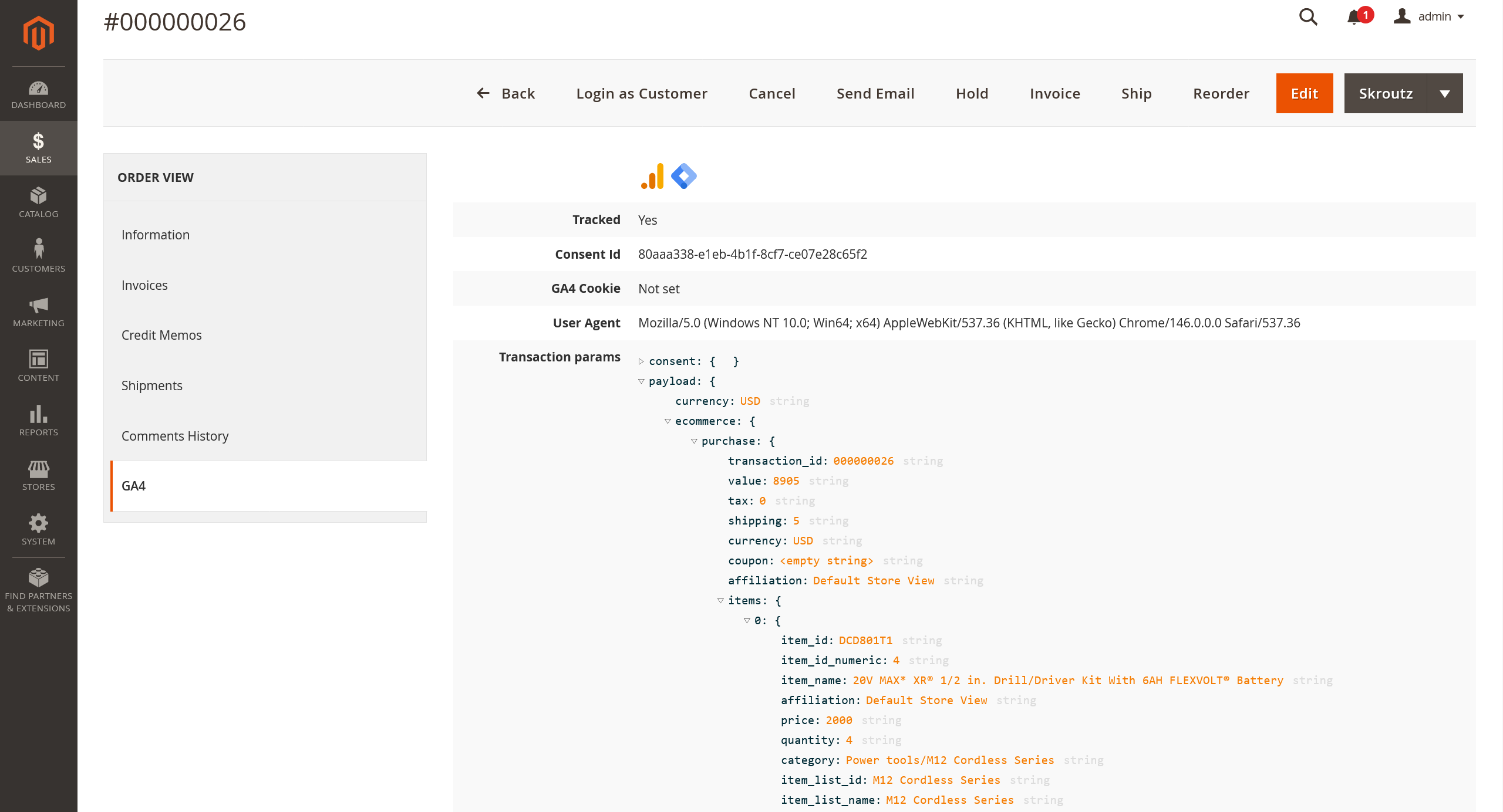Magento 2 Google Analytics 4 (GA4) GTM Extension