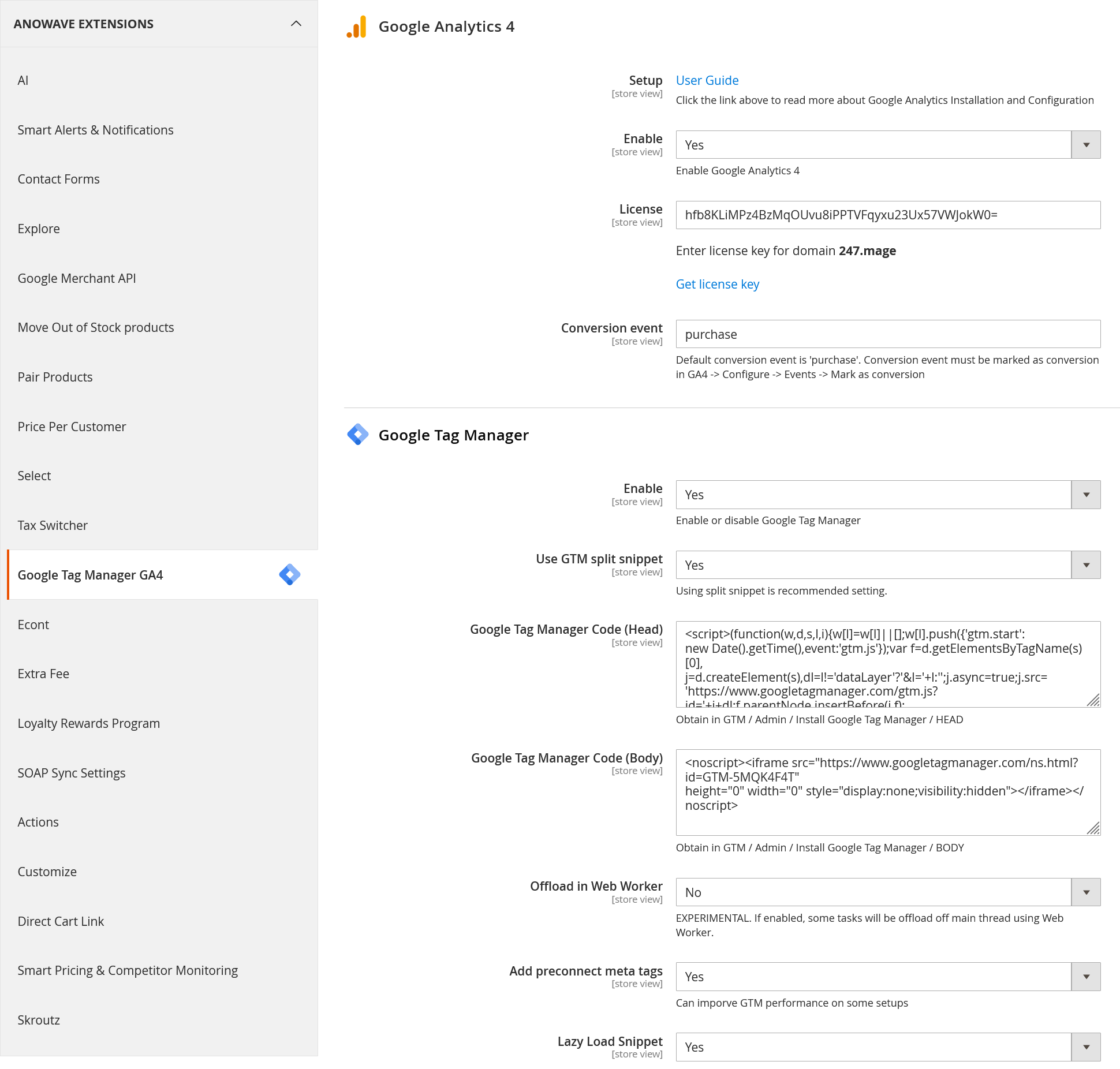 Magento 2 Google Analytics 4 (GA4) GTM Extension